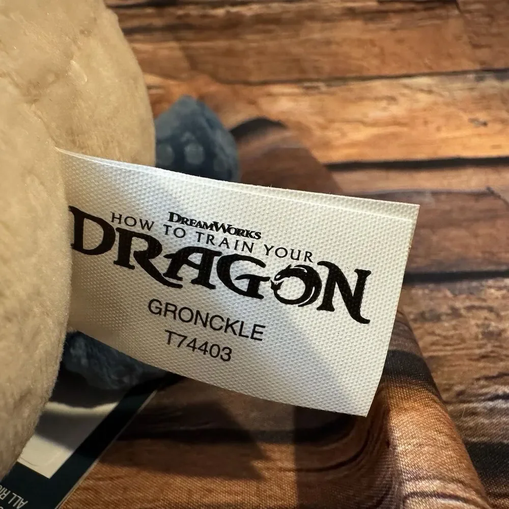 Spin Master How to Train Your Dragon Gronckle Plush Blue Stuffed Animal T74403